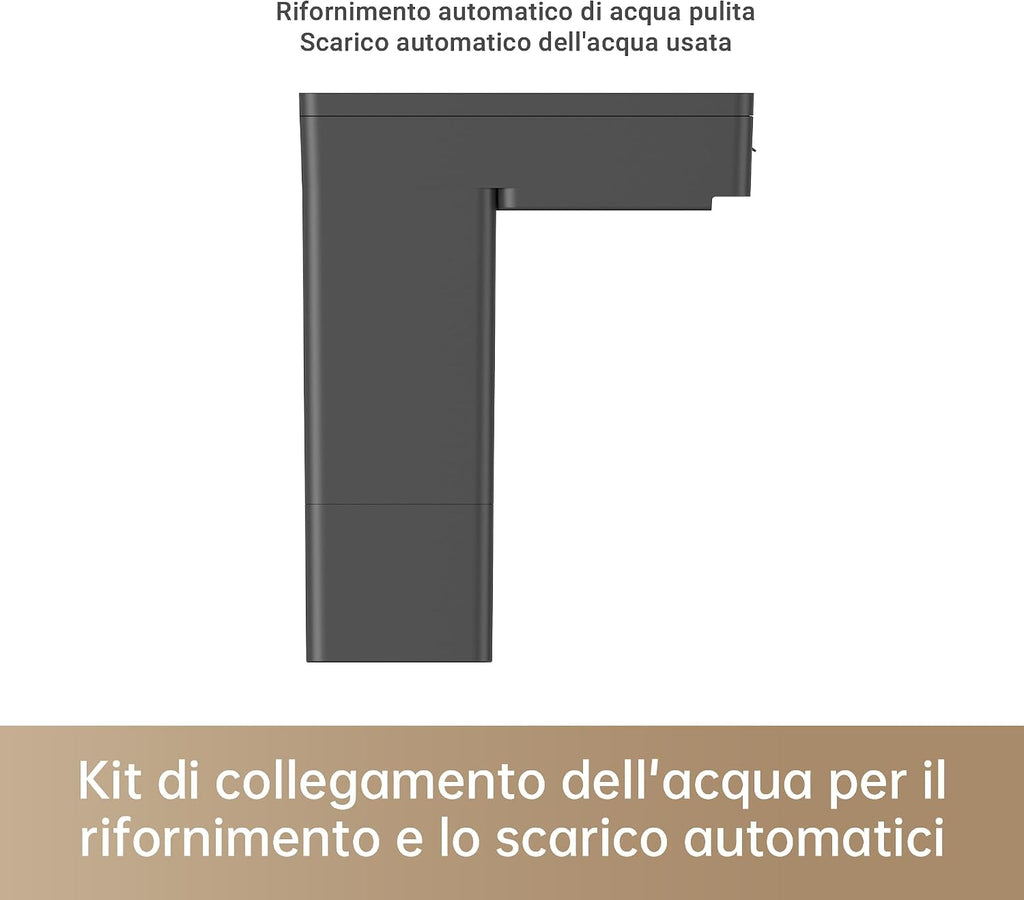 DREAME X50 Ultra Complete Saugroboter mit Wischfunktion,20.000Pa Saugkraft,6 cm Hindernisfreiheit, mit Wischfunktion&Hebarem Wischmopp + Automatic Fill & Flush Water Connection Kit