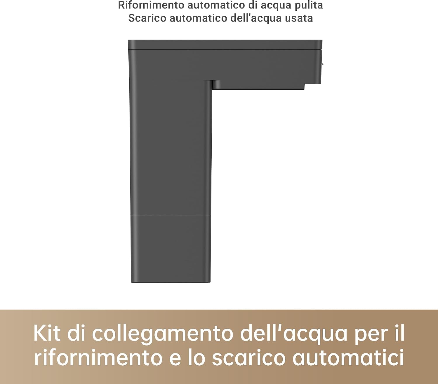 DREAME X50 Ultra Complete Saugroboter mit Wischfunktion,20.000Pa Saugkraft,6 cm Hindernisfreiheit, mit Wischfunktion&Hebarem Wischmopp + Automatic Fill & Flush Water Connection Kit