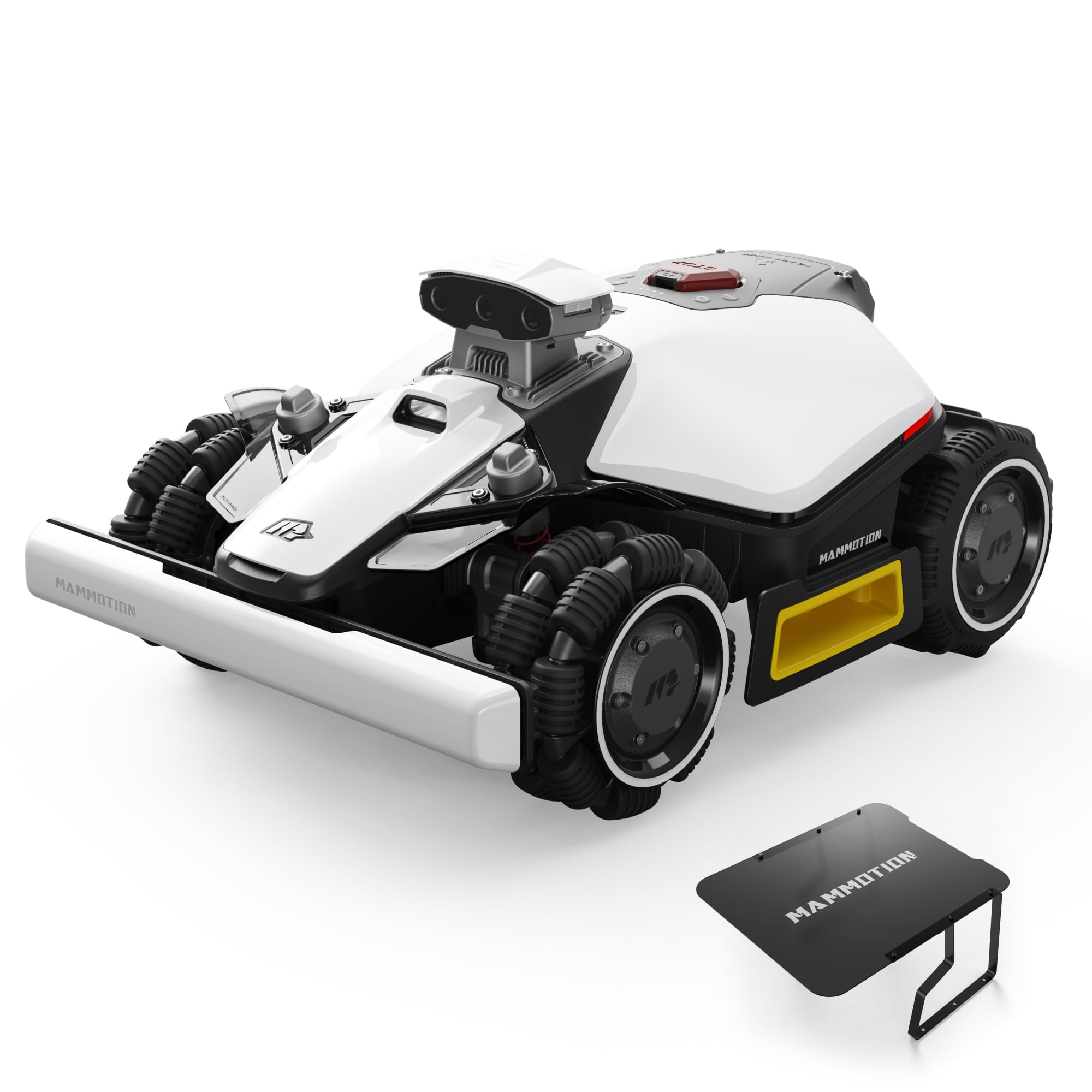 MAMMOTION LUBA Mini 2 AWD 1000 Mähroboter ohne Begrenzungskabel, Empf.1000㎡ Tri-Kamera AI Vision & NetRTK-Positionierung, Auto-Mapping, DropMow-Modus, 80% Steigung, Auto Mehrzonen Kartierung
