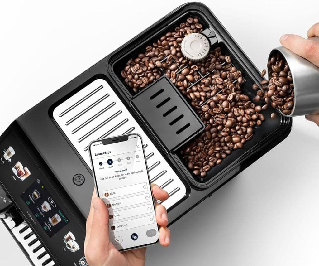 De'Longhi Eletta Explore Cold Brew ECAM450.65.S, Barista Coffee Machine with LatteCrema Hot & Cold, Espresso Machine, Fully Automatic Coffee Machine, Cold Extraction, Touch Display, Silver